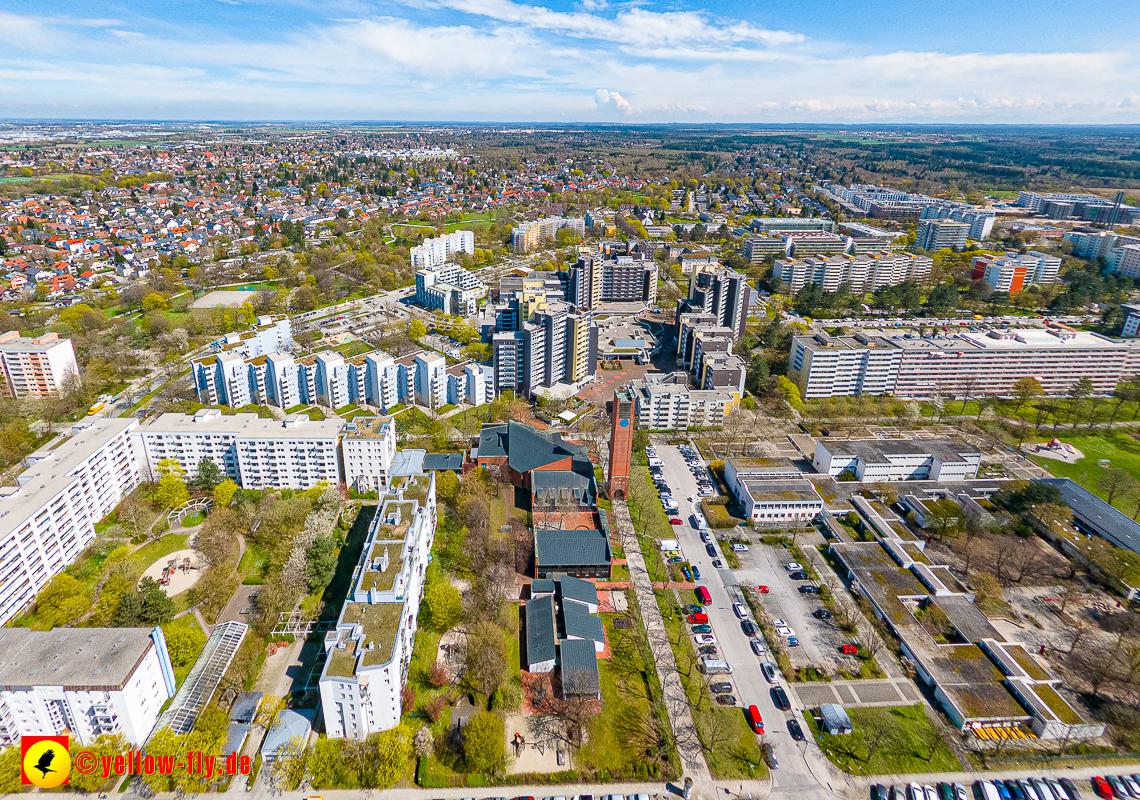 21.04.2023 - Marx-Zentrum und Umgebunbg in Neuperlach